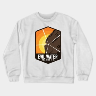 Evil Water Light Effect Patch Crewneck Sweatshirt